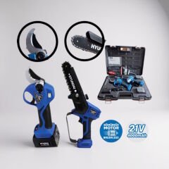 Hyundai HCS306XP + LaserCut 35XP Akülü Budama Seti